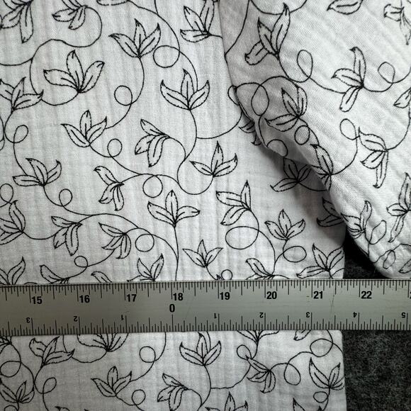 Thomas Sterling Men's Cotton Button Shirt Medium Abstract Vine Print NWT - Picture 8 of 10